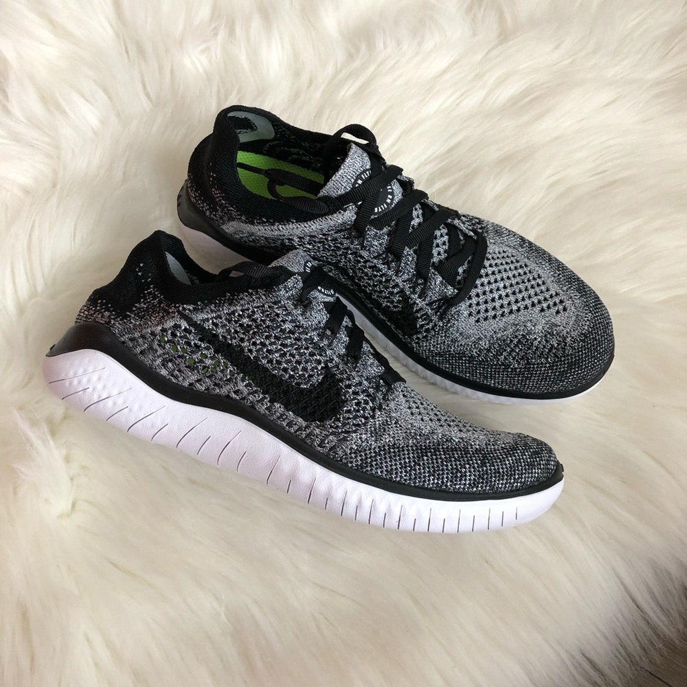 COPY - Nike Free Run Flyknit 2018 Oreo - lightly used.